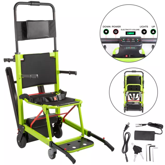 Sedia a rotelle elettrica montascale verde bruco medicina stabile PRO BEST PRICE