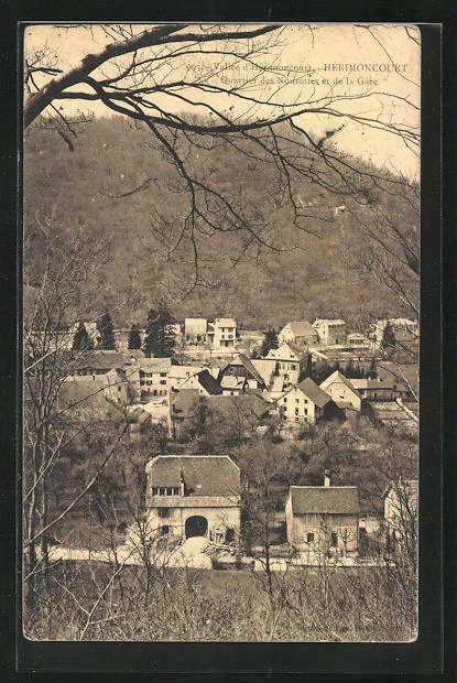 CPA Herimoncourt, Quartier des Nourottes et de la Gare