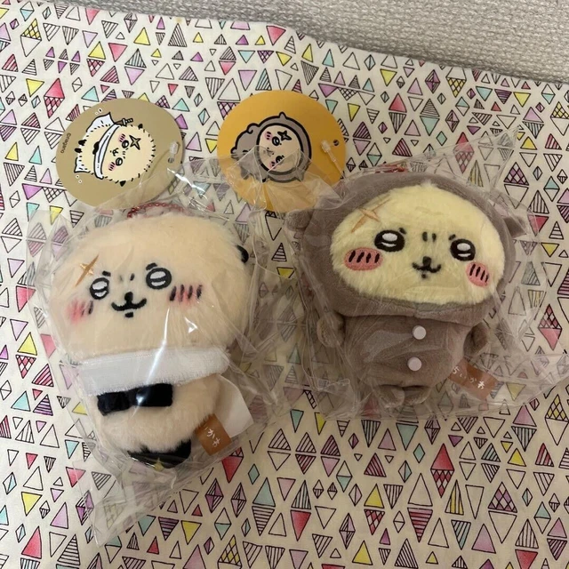 CHIIKAWA PLUSH DOLL Petite Mini Mascot Set Rakko Sea otter JAPAN NEW ...
