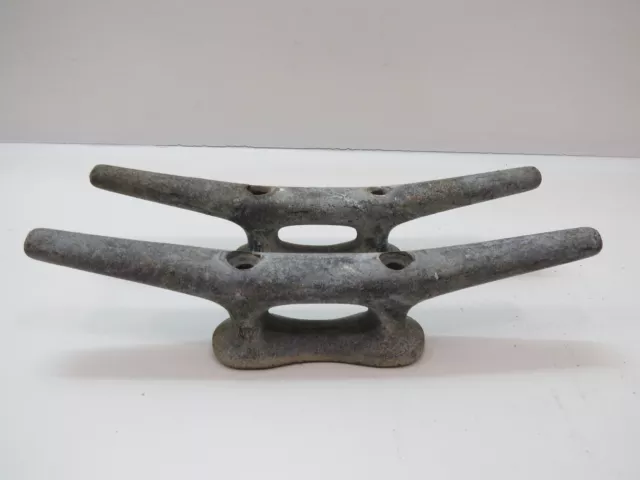 Pair 12 inch Wilcox Crittenden Cast Iron Boat Dock Cleats Door Handles (D4C612B)