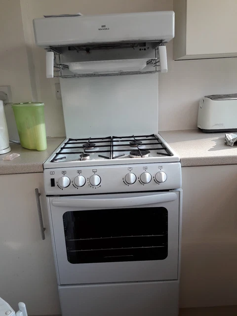 High Level Cookers NEW WORLD NW55THLG Gas Cooker High Level Grill - White £189.00 ...