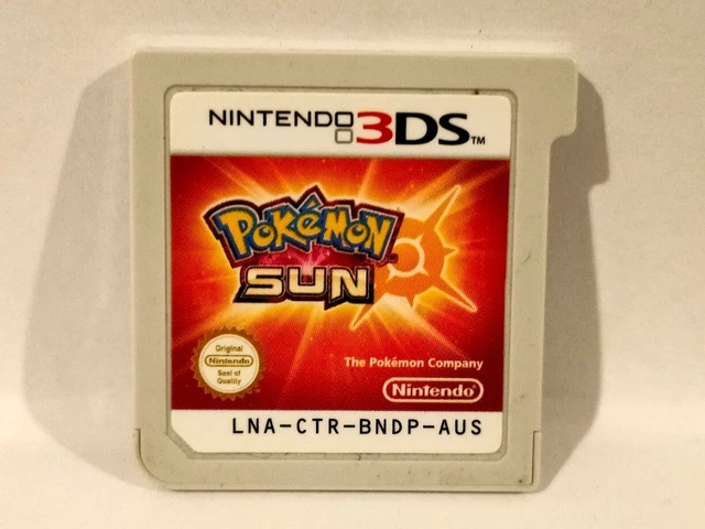 Pokemon shop sun cartridge