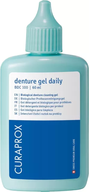 Curaprox BDC 100 Daily Dental Appliance Cleaner, 60ml - Aligner, Retainer & Den