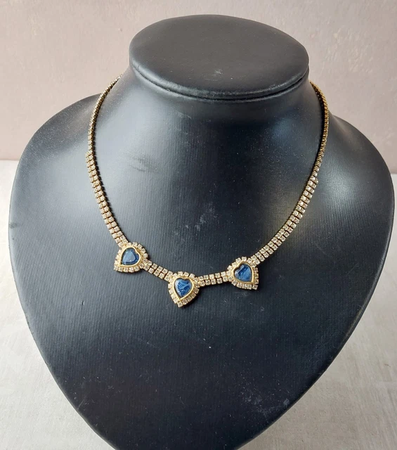 Collier Vintage Perles Résine Borealis à Facettes – Bijou Ancien Multicolore | Occasion