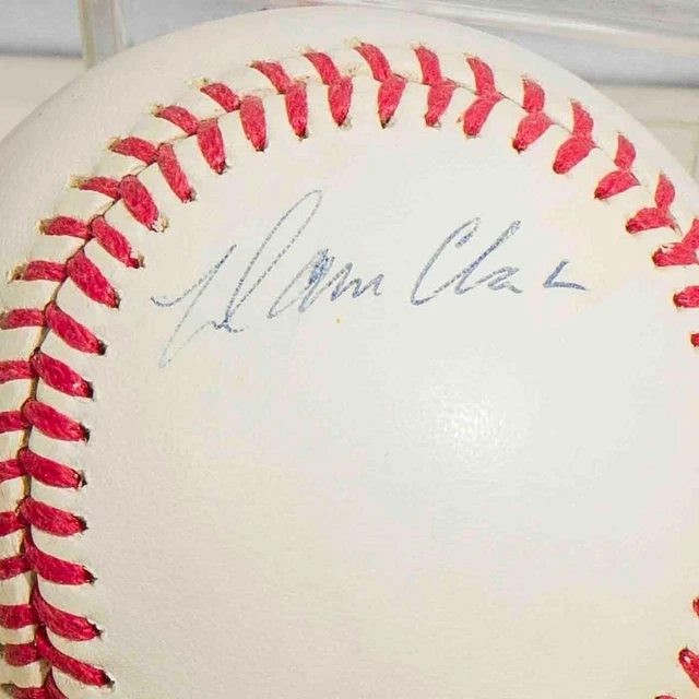 Dave Clark Autografato Baseball Pittsburgh Pirates