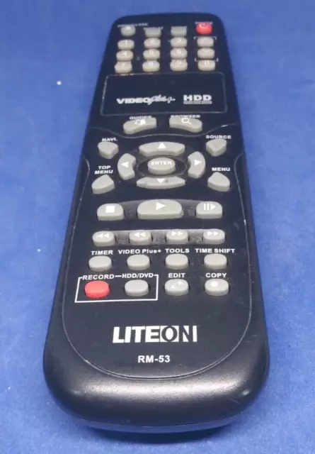 GENUINE LITEON RM-53 DVD Recorder HDD Drive Recorder Remote Control Unit
