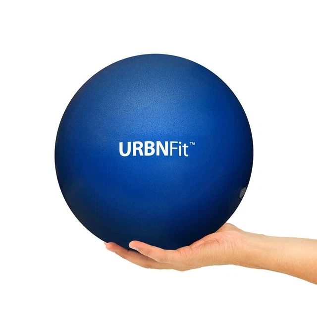 Small Exercise Ball - 9-inch Mini Pilates Ball with Fitness Guide for Yoga, Barn
