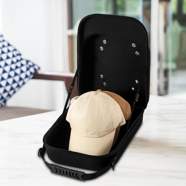 Wlicon Custodia Per Cappelli Da Baseball - Portatile Da Viaggio Con Maniglia E Regolabile - Scatola Per Occhiali Staccabile - Foto 7