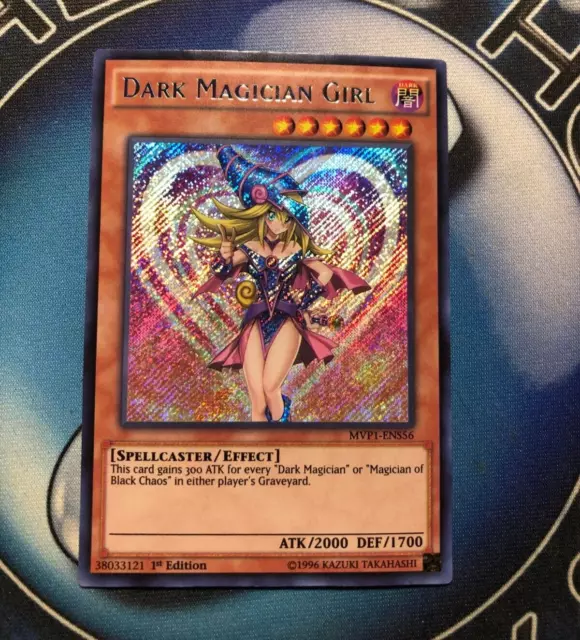 * Dark Magician Girl * Mint 1St Edition Alternate Art Secret Rare Movie Yugioh!