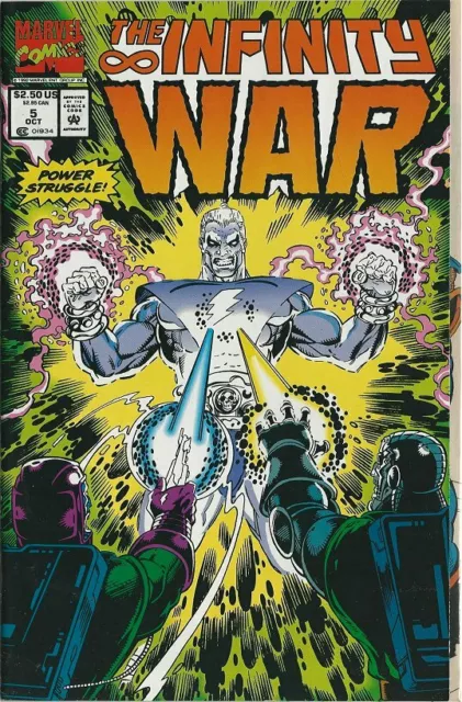 1992 Marvel - Infinity War # 5 Newsstand Variant - High Grade Copy