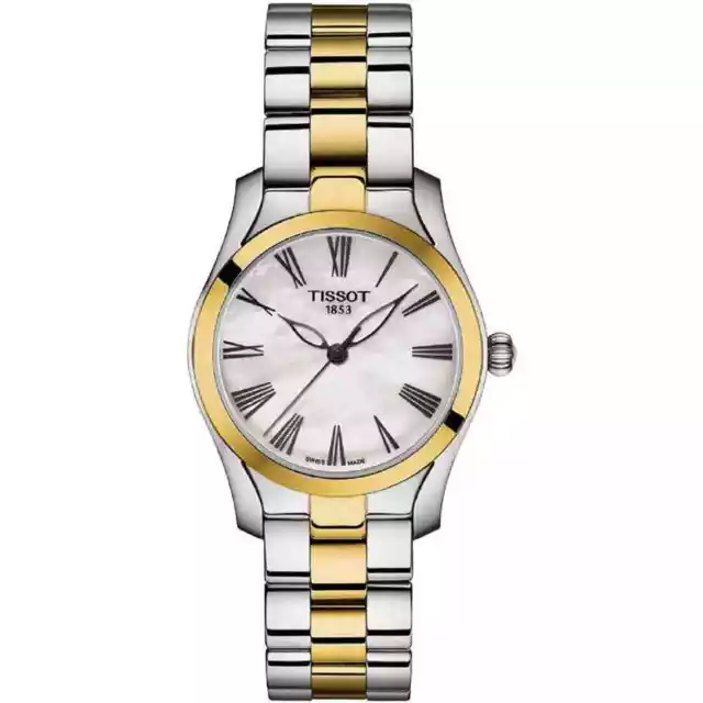 Orologio Tissot Donna T-Wave SS Abito Grigio|Oro Giallo T1122102211300