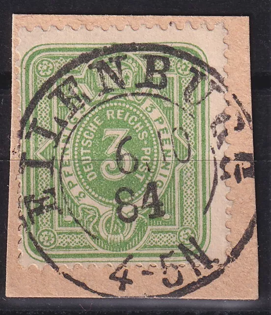 64958) EILENBURG Prov. Sachsen 1884 nachverwendeter Preußen-Stempel