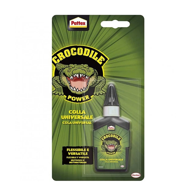 Pegamento Universal Pattex Crocodile Power Flexible Versátil Extraforte 50