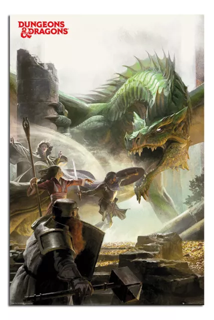 Dungeons & Dragons MAXI POSTER AVVENTURA LICENZA UFFICIALE