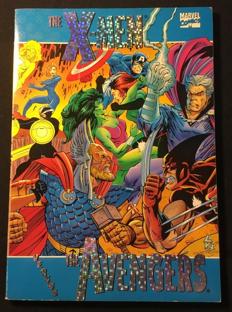 X Men Vs The Avengers 1 Tpb One Shot Wolverine She Hulk Longshot Pyslocke Marvel