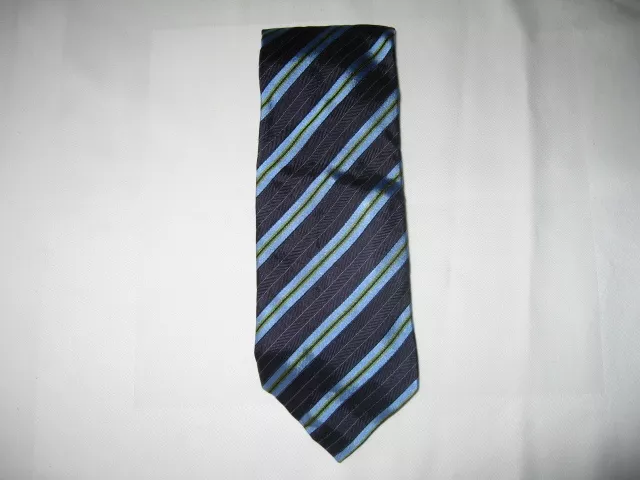 R0172 Jacques Britt cravatta blu, verde