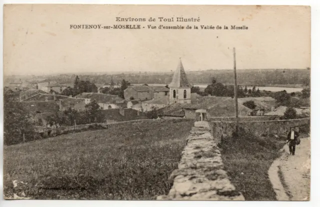 FONTENOY SUR MOSELLE - Meurthe et Moselle - CPA 54 - Vue d'ensemble village