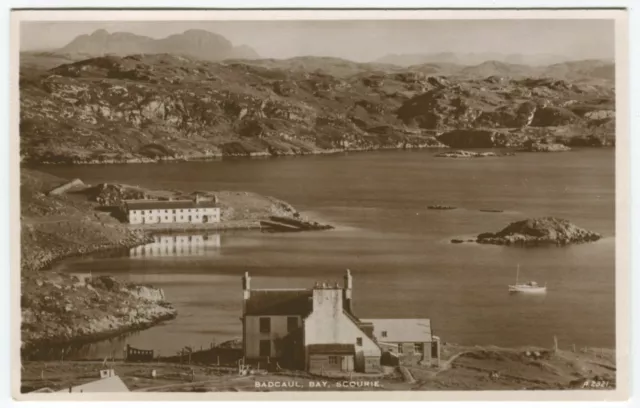 BADCAUL, BAY, SCOURIE - Sutherland Postcard JB White