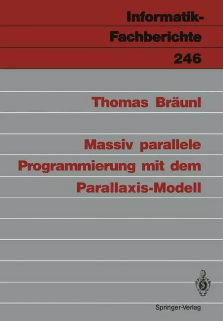 Massiv parallele Programmierung mit dem Parallaxis-Modell | Buch | 9783540528531