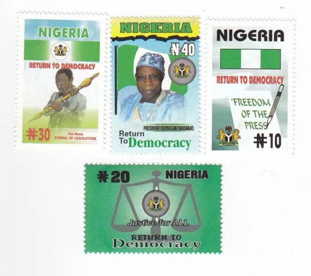 Nigeria, Conjunto De 4 Sellos, MNH, Ah 8