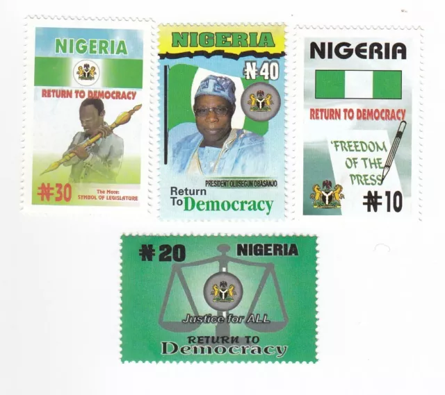 Nigeria, Set Mit 4 Briefmarken, MNH, Ah 8