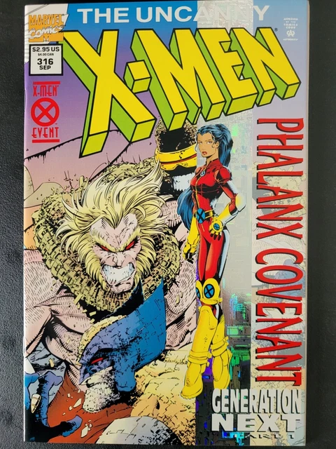 Uncanny X-Men #316 (1994) Marvel Comics Cardstock Foil Cover! 1St Monet St Croix