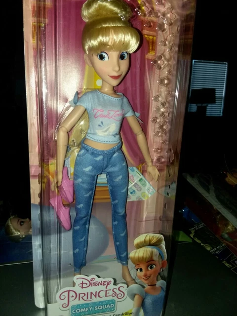 Disney Princess Comfy Squad Cinderella Fashion Doll, Toy Inspired by The Movie.