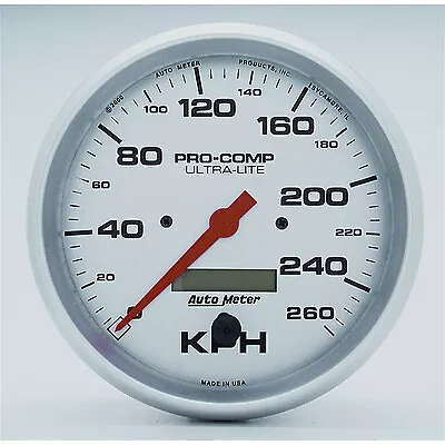 AutoMeter 5in U/L Speedometer - 260KPH Metric - 4489-M