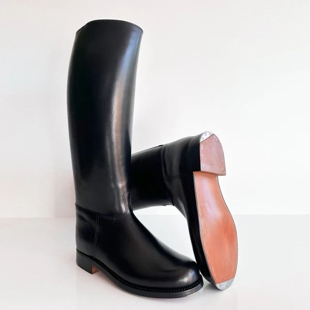 WESTON FRENCH POLICE Republican Gard Boots Xl Calf Eu 43 Us9 Uk8.5