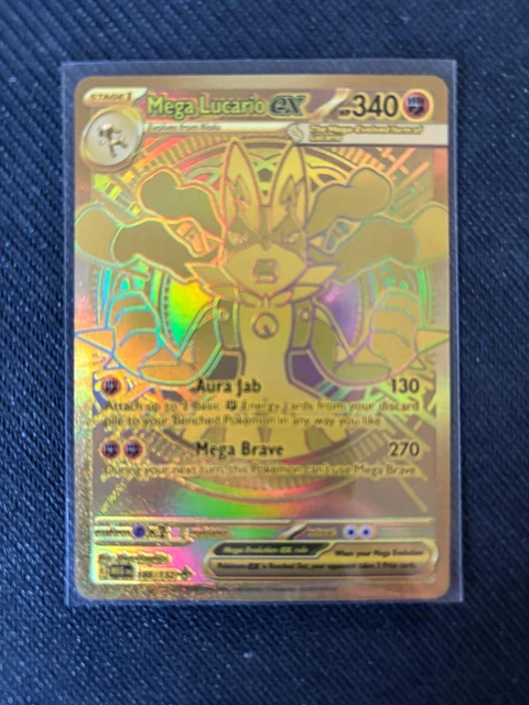 MEGA LUCARIO EX 188/132 Pokemon TCG Mega Evolutions NM £312.70 ...