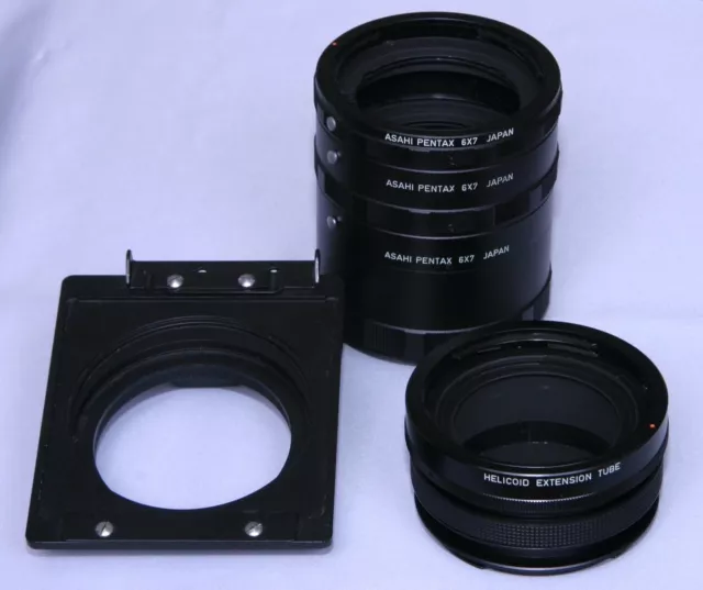 Linhof lens board adapter for Pentax 67 camera