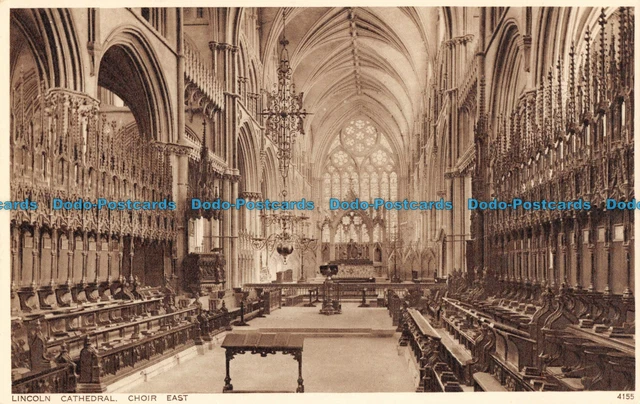 R090160 Lincoln Kathedrale. Chor East. Photochrom