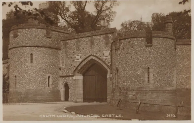 Sussex Postcard - South Lodge, Arundel Castle   RS23576