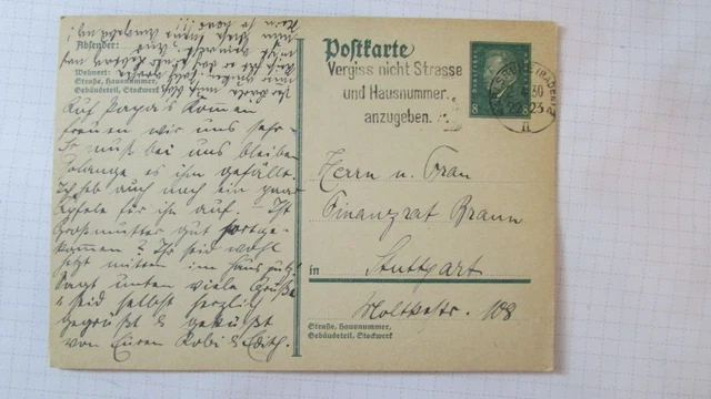 Germania intero stazionario Karlsruhe 1930 X6,7