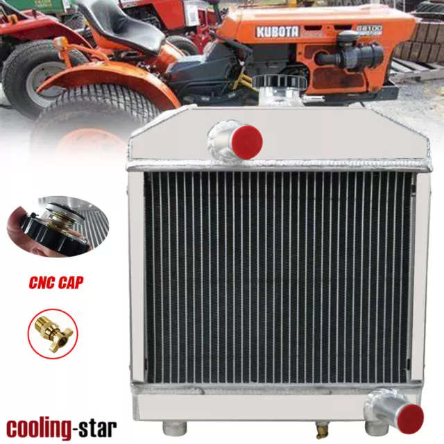 Aluminum Radiator For Kubota B6100 B7100 B6100Hst B7100Hst-Dt Oem#1555372060