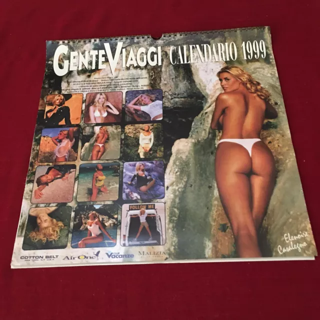 Calendario Gente Viaggi  Anno 1999 Con Elenoire Casalegno