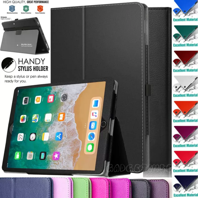 Leather Flip Magnetic Case Cover Smart Stand For Apple iPad 9.7" 2018 6th Gen