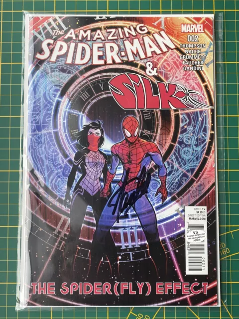 Stan Lee Signed Amazing Spider-Man And Silk #2 With COA 🕷 Zertifikate Certified