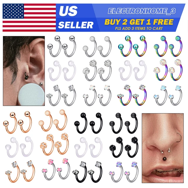 Piercing Naso Acciaio Chirurgico Piercing Per Ombelico In Argento Sterling 925 Massiccio Con Ali D Piercing Orecchio Acciaio Chirurgico