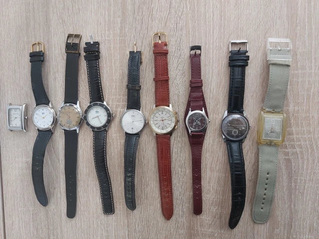 Lot De 2 Fermoirs Déployants Pour Montres Vintage - Occasion, Parfait Pour Réparation Ou Customisation