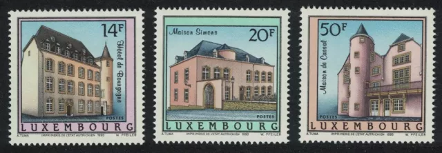 Luxembourg Historic Houses 3v 1993 MNH SG#1353-1355 MI#1320-1322 CV£14.40