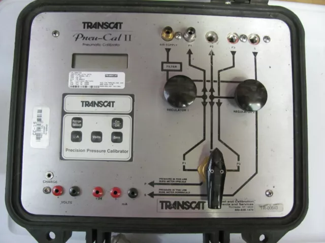 Transcat Transmation PneuCal II Digital Pneumatic Calibrator Pneu-Cal 2 CE15 Cal