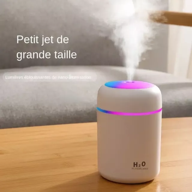 Humidificateur d'air électrique portable USB, pulvérisateur de brume fraîche