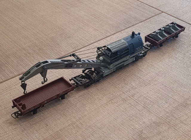 Grue De Secours Cockerill Et Ses Wagons - Jouef HO - Occasion