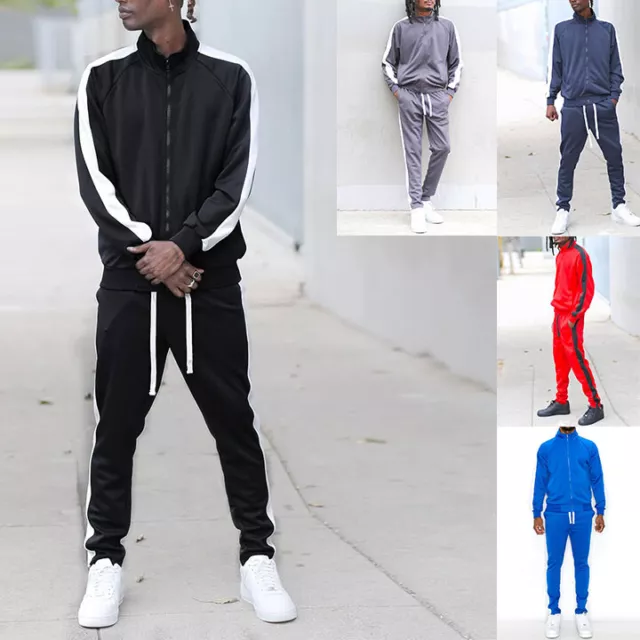 Men's Tracksuit Set – Tech Fleece Track Suit Hooded Jacket and Pant Set  S-3XL