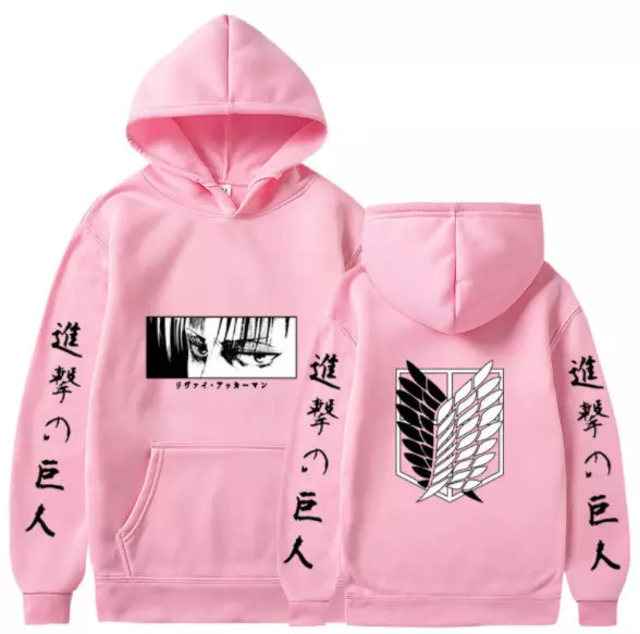 Attack on Titan Hoodie Herren Damen Kapuzenpullover Print Sweatshirt Sport 2024~