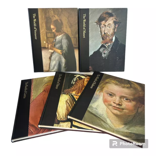 5x The World of Manet, Vermeer, Rubens, Dürer, Giotto Time Life Library of Art