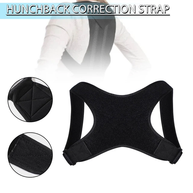 Adjustable Posture Corrector Back Shoulder Support Correct Brace Belt Men H