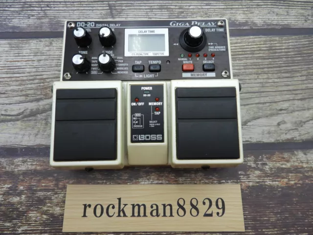 Boss DD-20 Delay Guitar Effect Pedal used from japan