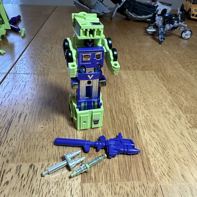 TRANSFORMERS G1 ORIGINAL vintage devastator constructicons mixmaster ...